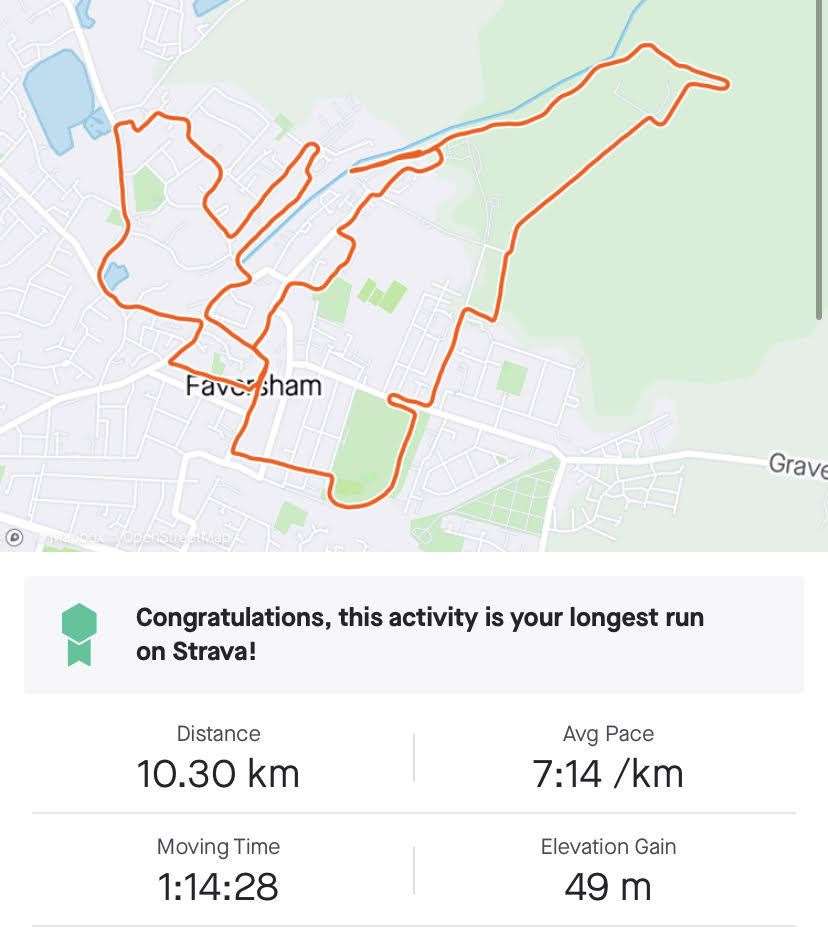 The 10k Faversham circular