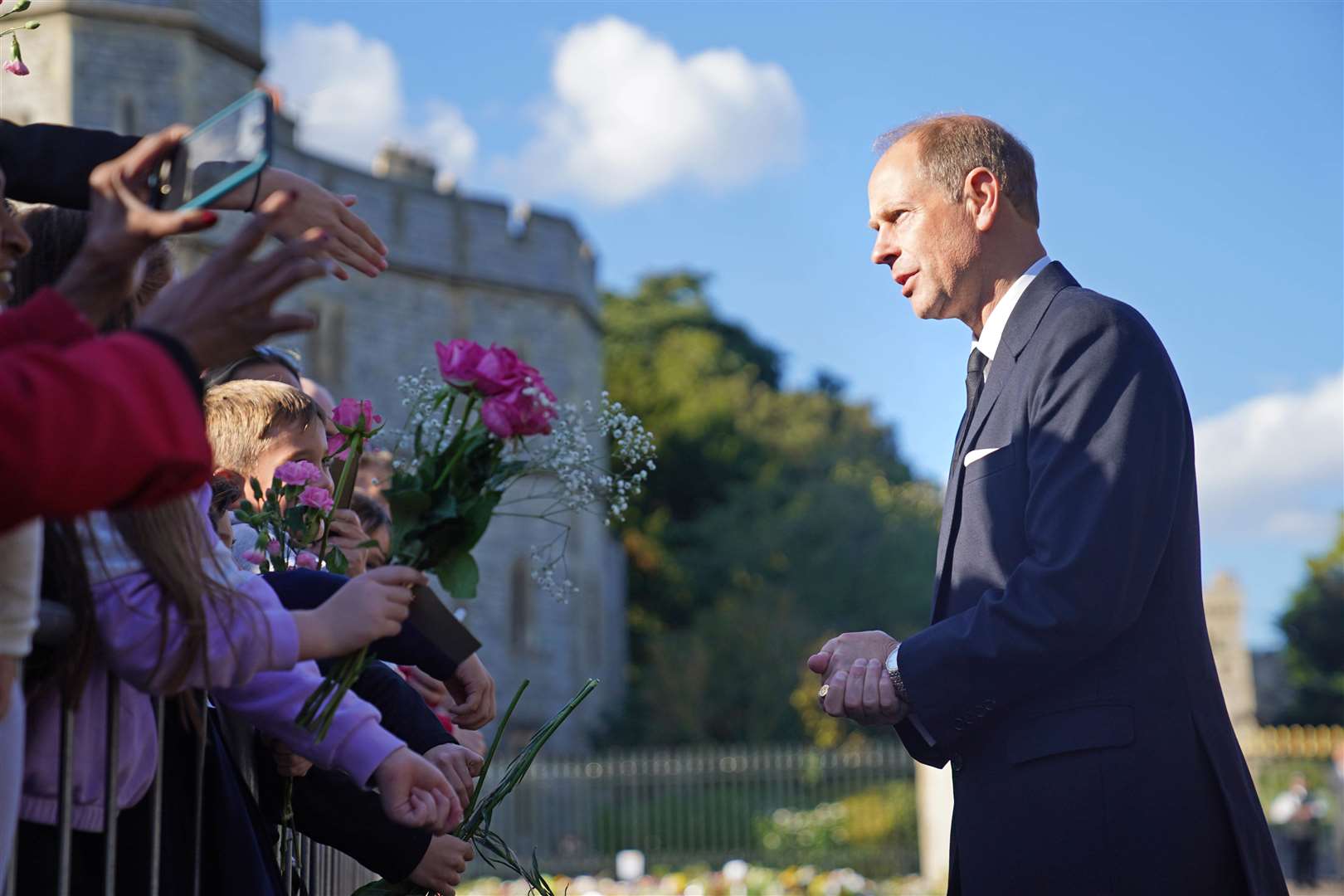 Edward will pay tribute to the ongoing service of the armed forces stationed abroad (James Manning/PA)