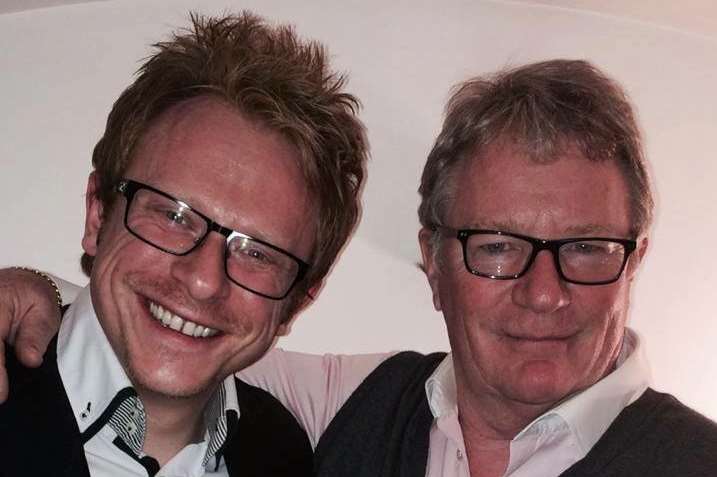 Lloyd and comedian Jim Davidson