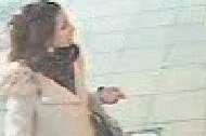 Police would like to speak to a man and a woman after an 82-year-old woman's purse was stolen