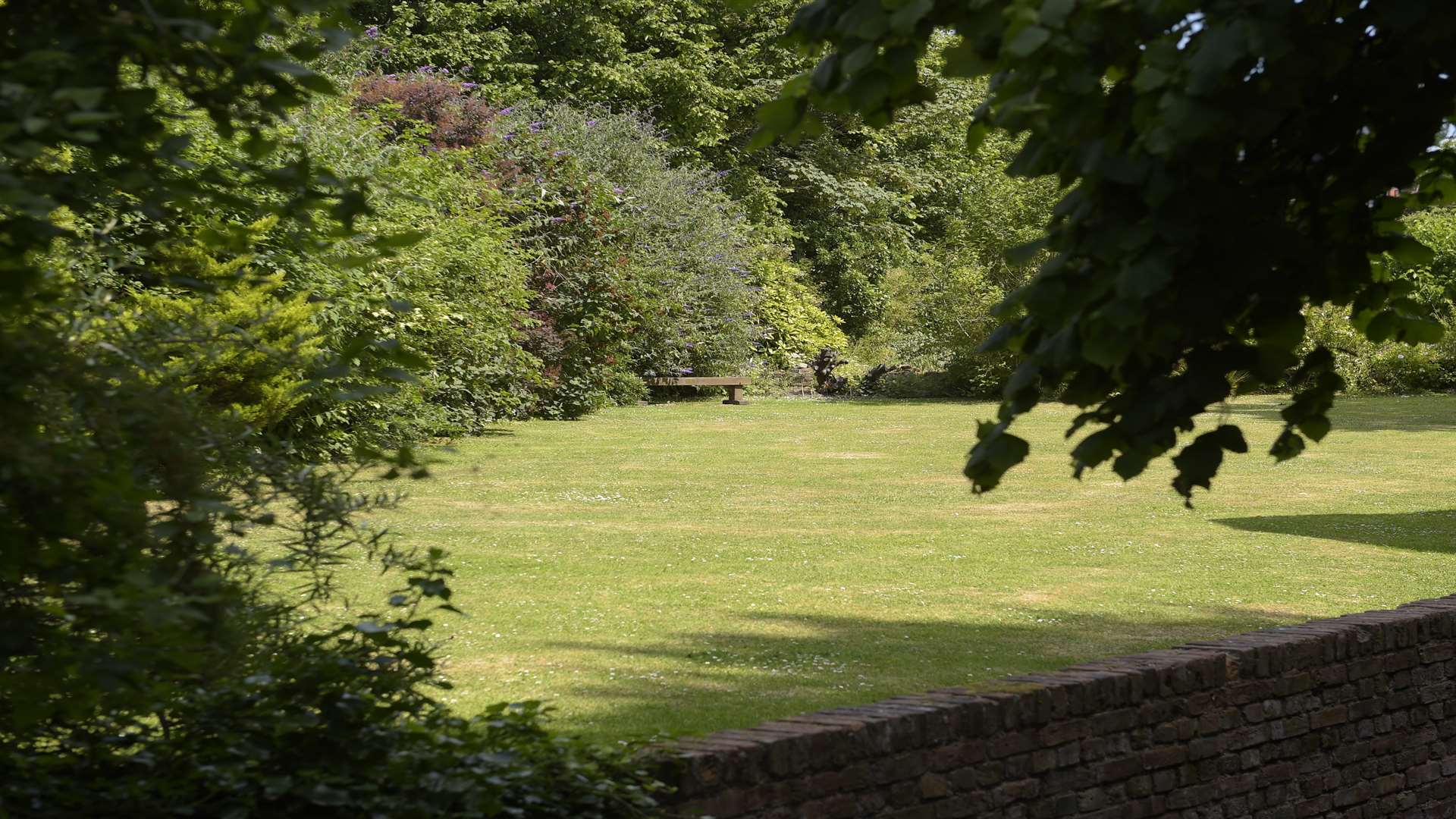 The Franciscan Garden lies off Stour Street.