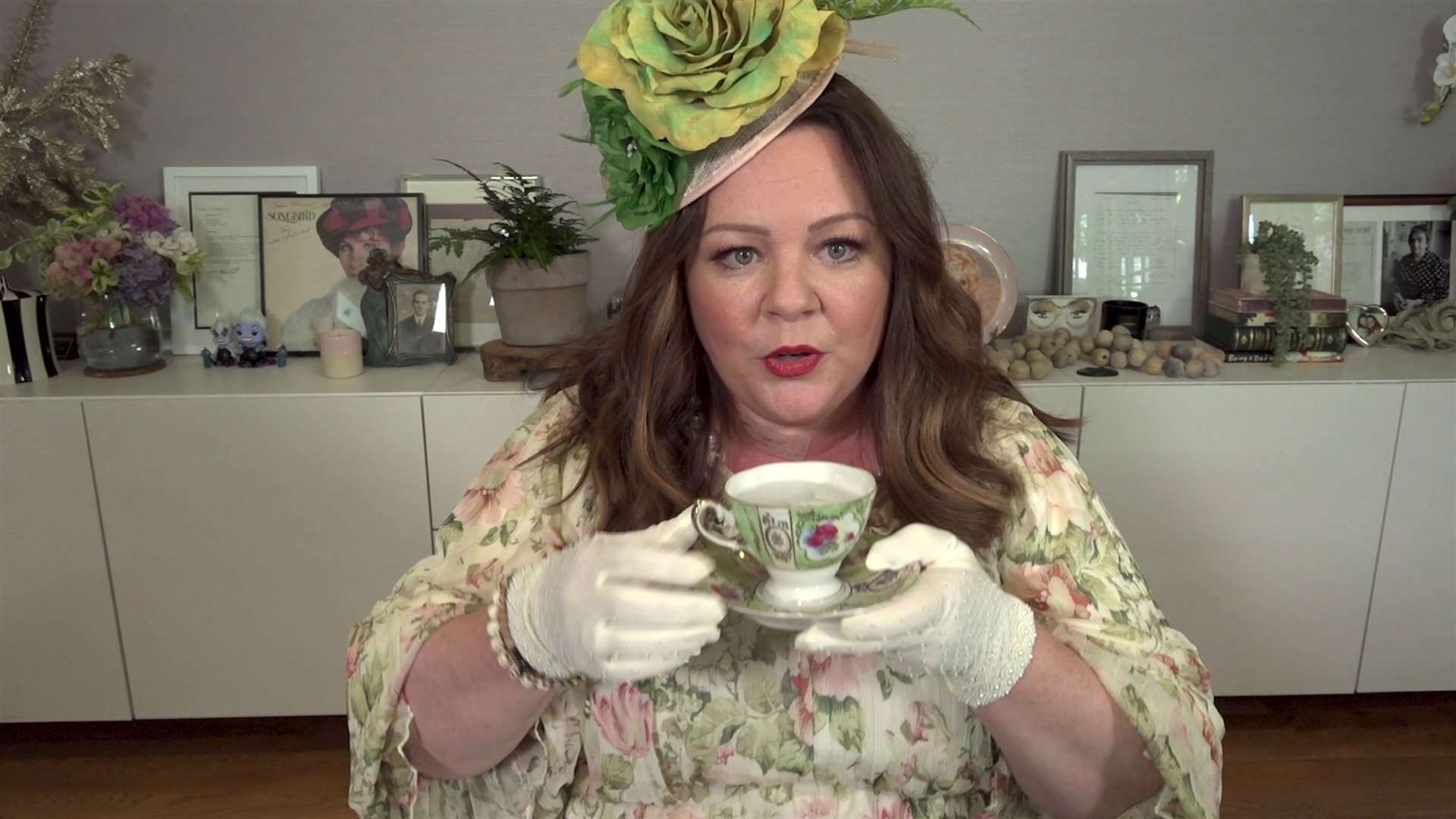 Actress Melissa McCarthy in the spoof video call (Archewell)