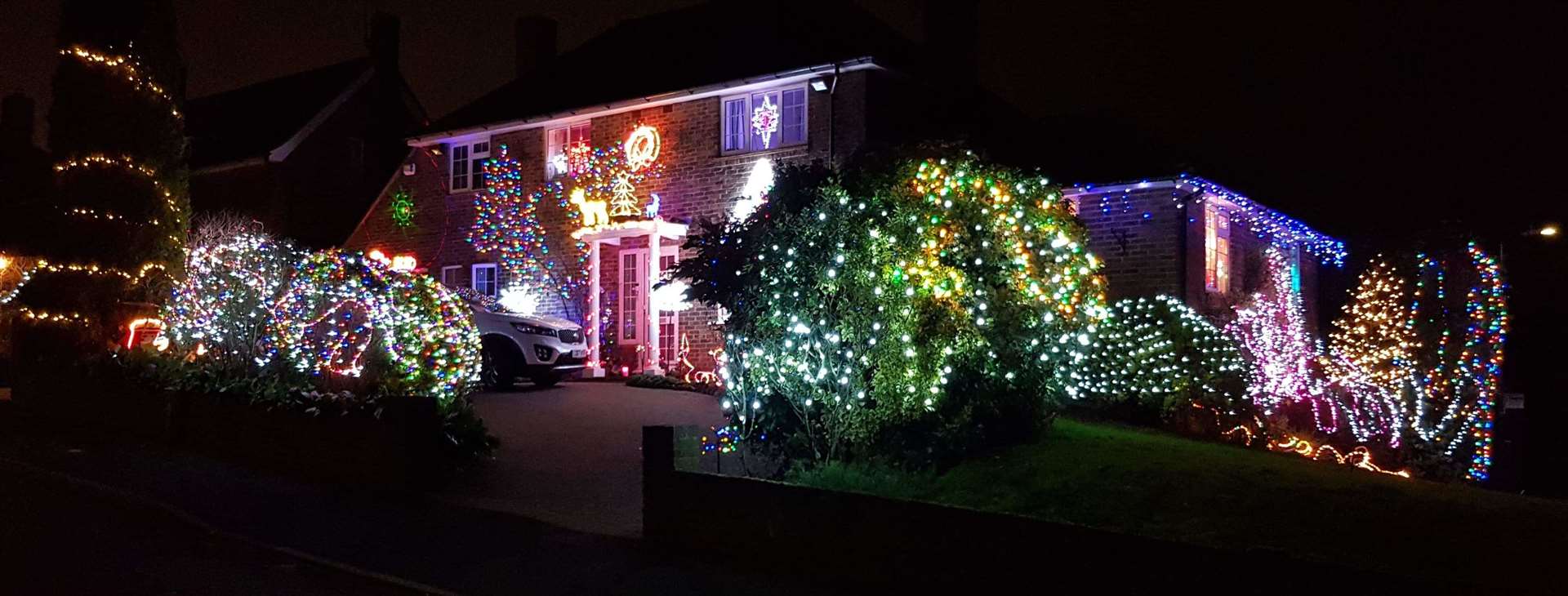 More and more lights are added to the Banky Meadow display each year