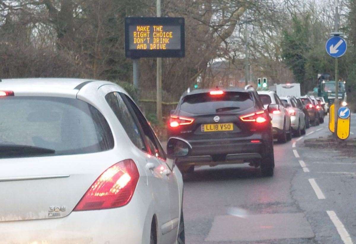 Widespread Canterbury traffic delays as burst water main shuts A257 Littlebourne Road