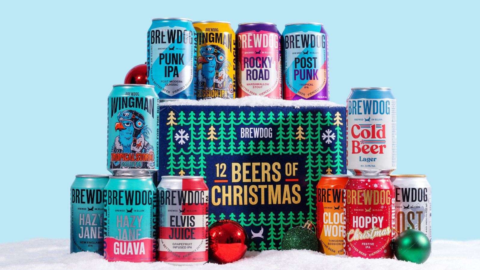 BrewDog’s 12 Beers of Christmas is a selection of limited-edition beers and customer favourites