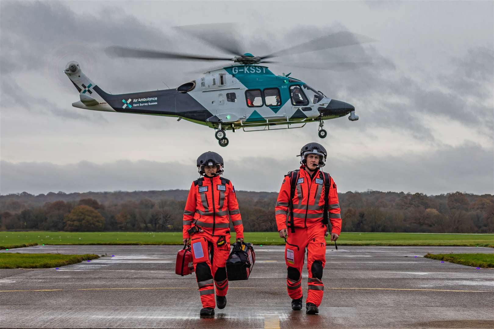 Air ambulance team is first emergency helicopter service to achieve