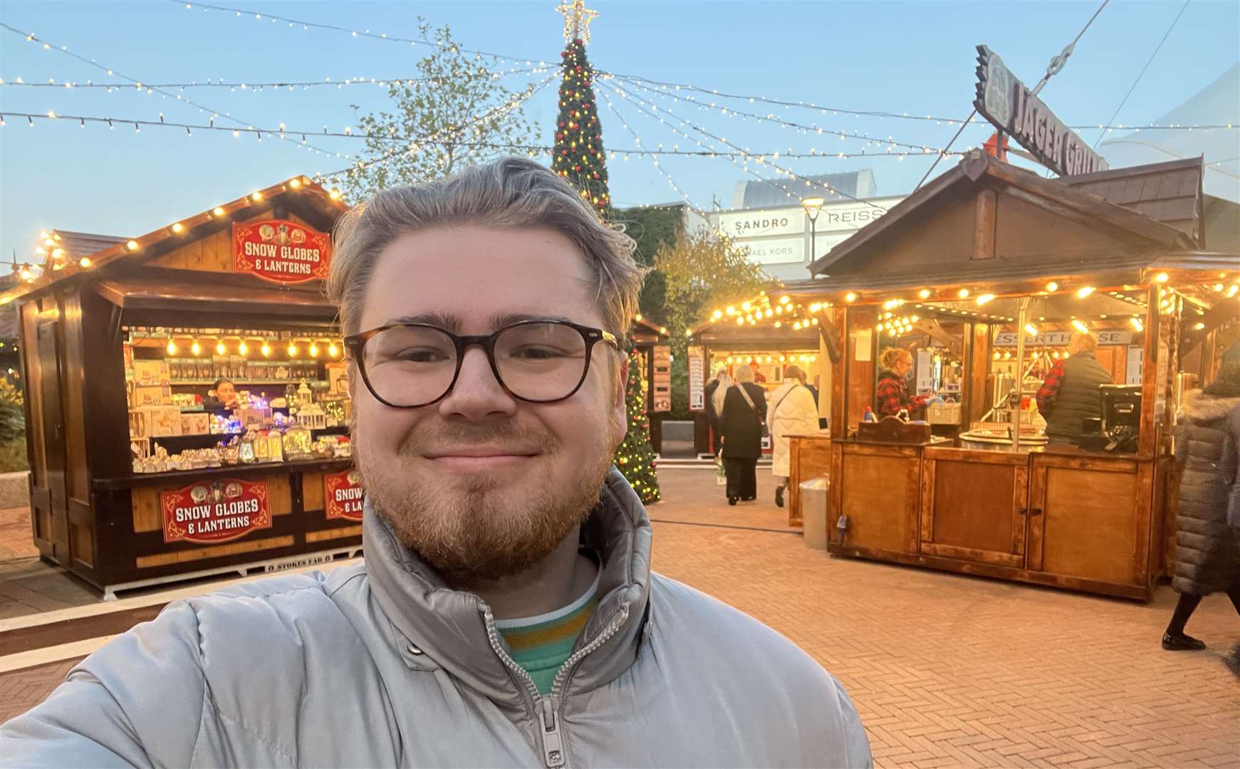 Reporter Louis Walker visited Ashford Designer Outlet's Christmas market