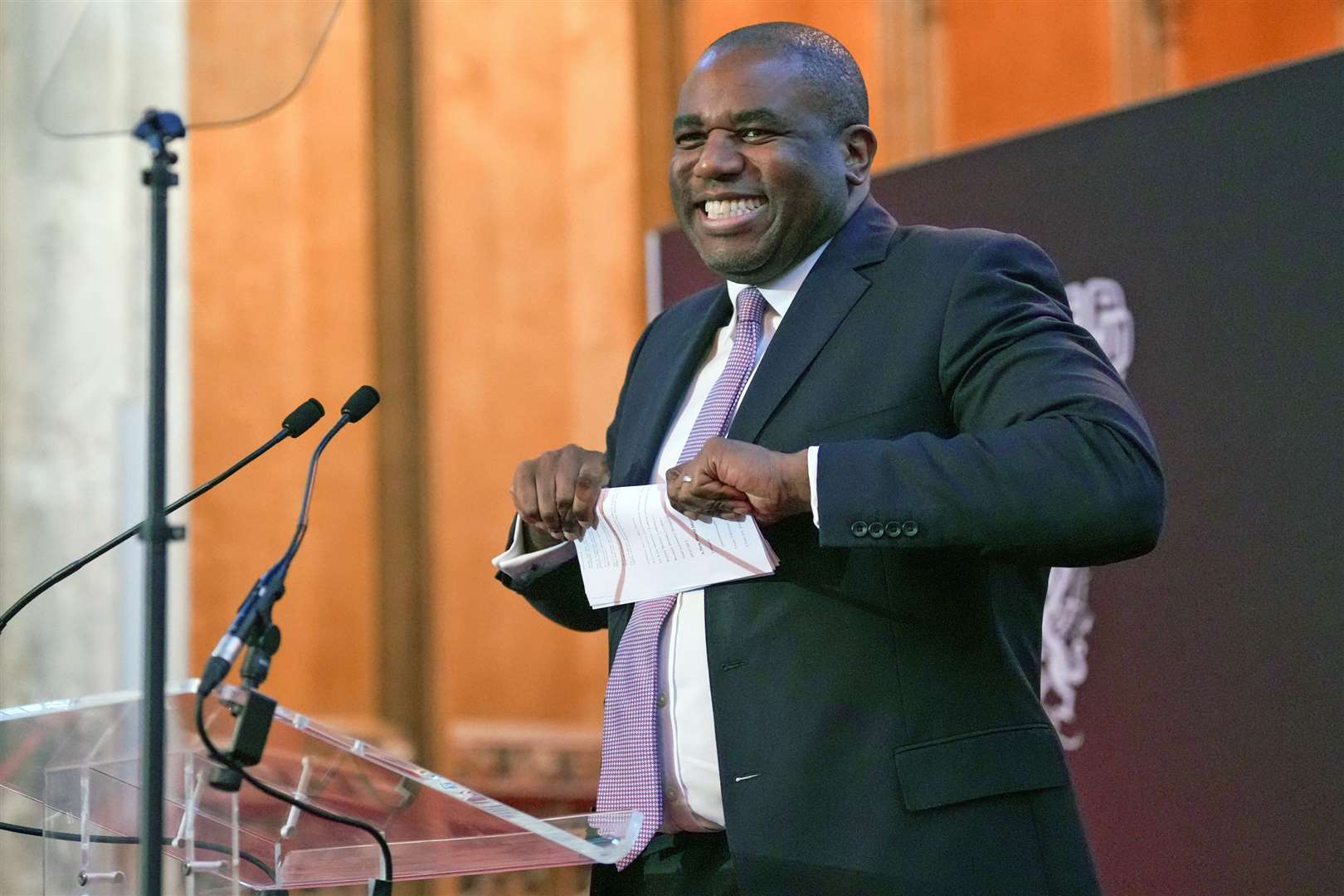 Foreign Secretary David Lammy hailed the work of the agency (Maja Smiejkowska/PA)