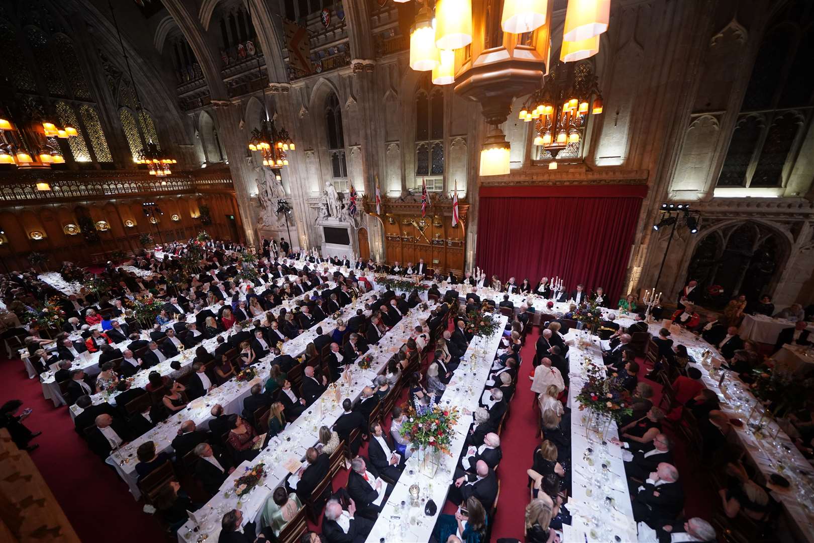 Prime Minister Sir Keir Starmer speaks during the annual Lord Mayor’s Banquet at the Guildhall in central London (Yui Mok/PA)