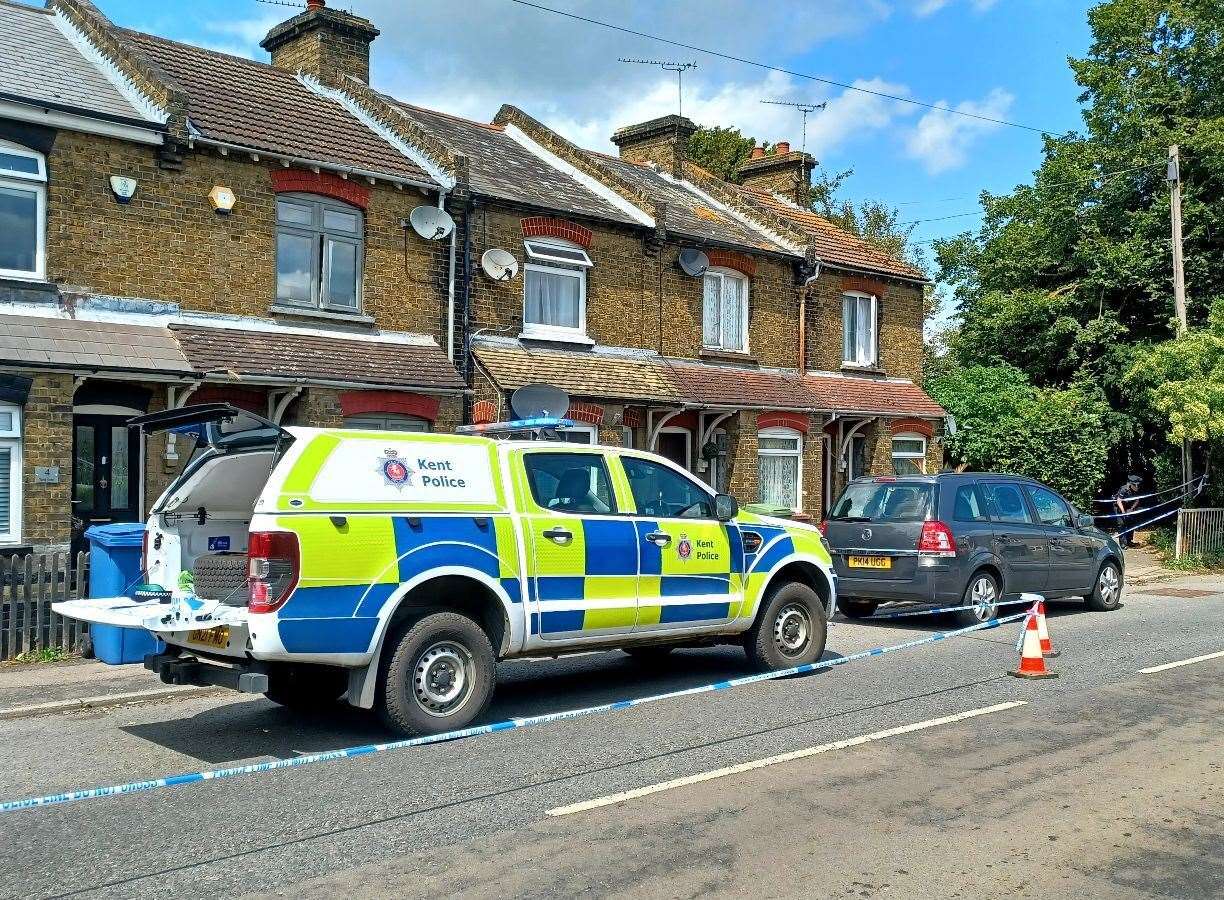 Police were called to North Street in Milton Regis, near Sittingbourne