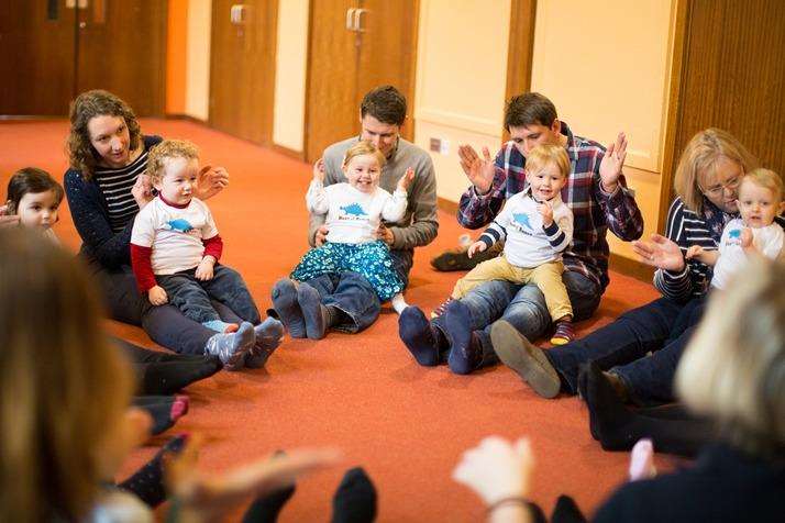 Babies and Toddlers learning through play at Musical Bumps Medway