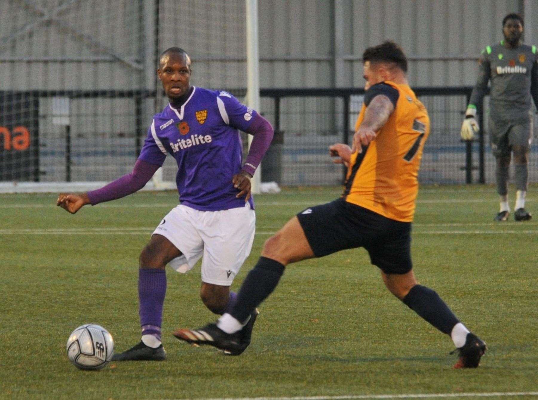 Maidstone United right-back Gavin Hoyte Picture: Steve Terrell