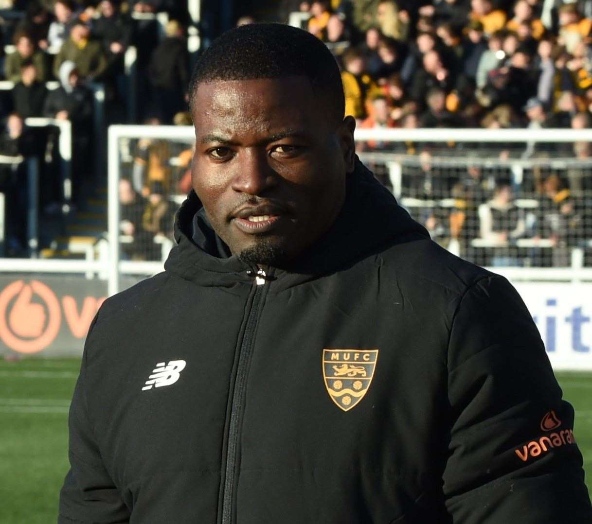 Maidstone United caretaker manager George Elokobi. Picture: Steve Terrell