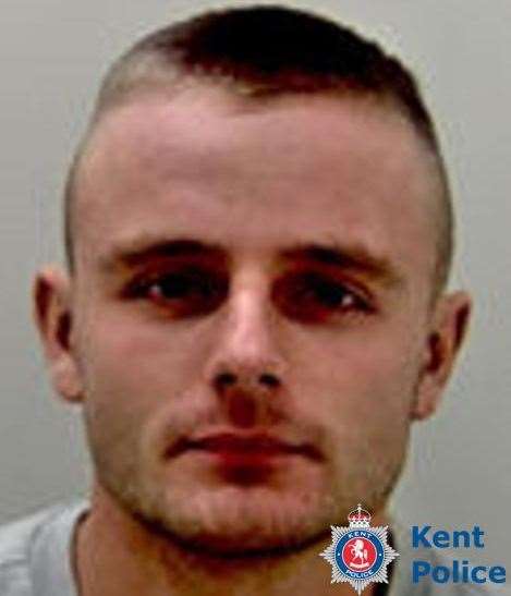 Rhys Cheal was jailed for four years and six months. Picture: Kent Police
