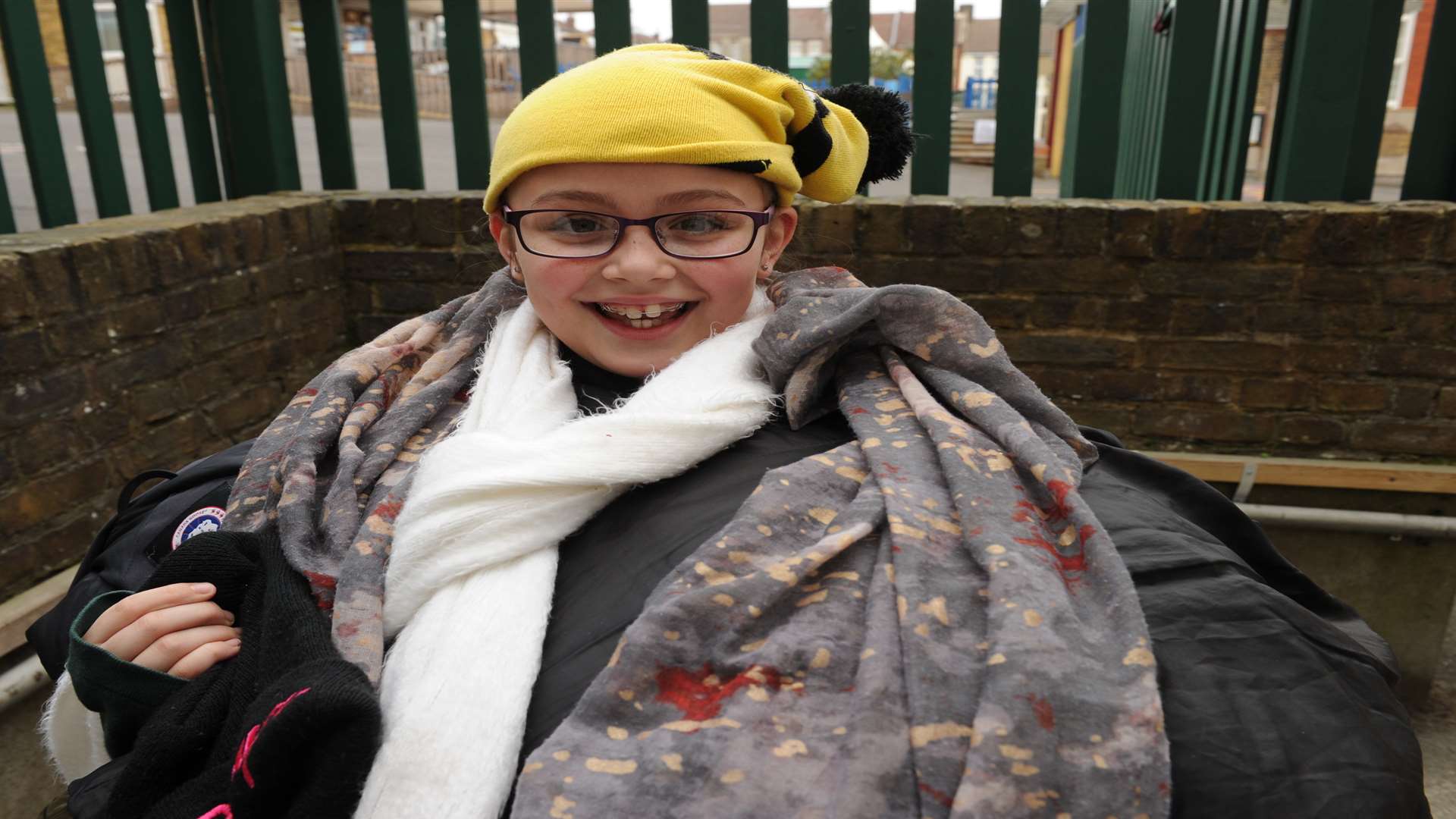 Libby Pearson has been collecting clothes and blankets for the homeless
