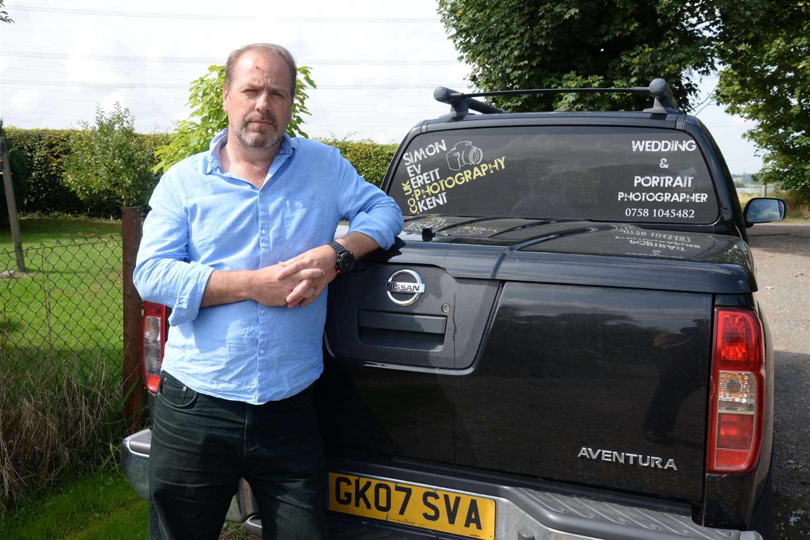 Simon Everett who was fined for accidentally buying a parking ticket for Glasgow rather than Rochester. Picture: Chris Davey. (3896812)