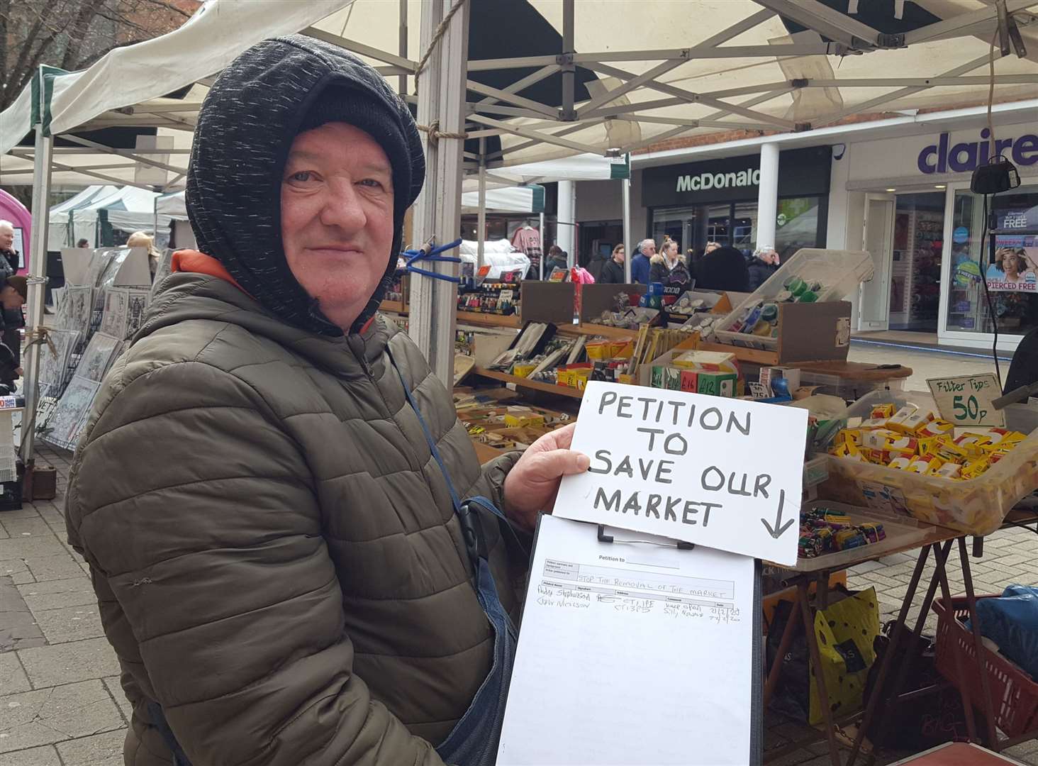 Steve Bamber, chair of the Canterbury Market Traders Association