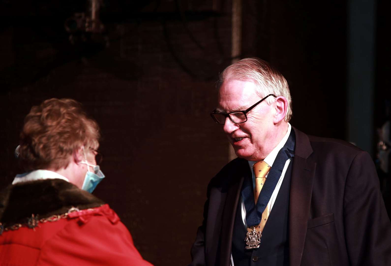 David Hurley is admitted as an Alderman of the Borough. Pictures Phil Lee/Gravesham council