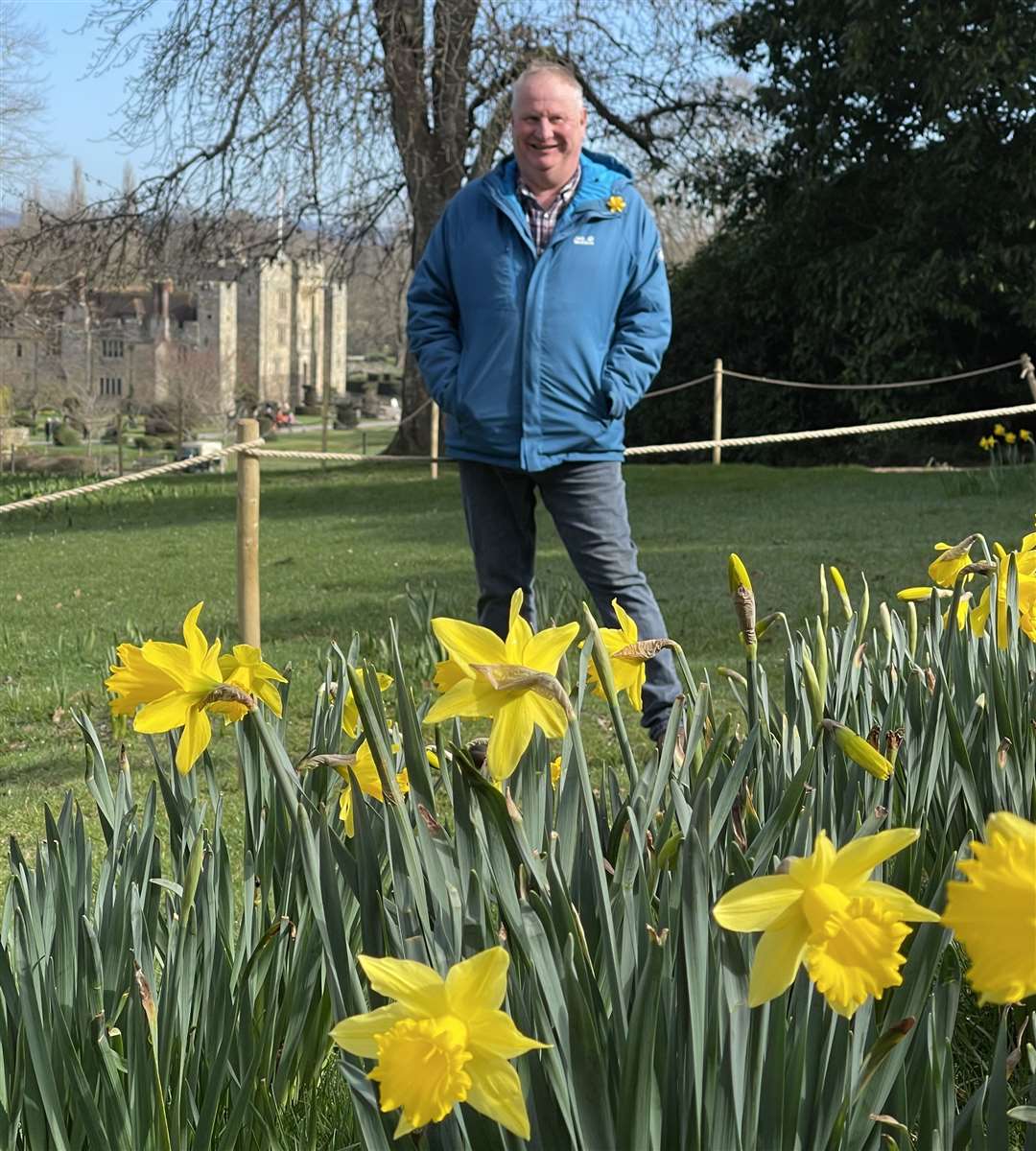 Neil Miller is head gardener at Hever Castle & Gardens. Picture: Vikki Rimmer