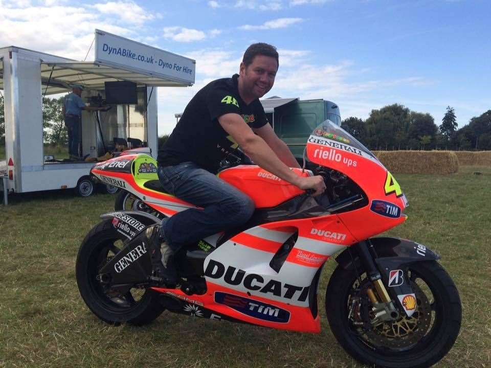 Motorbike mad Jeff Brown never misses a MotoGP race