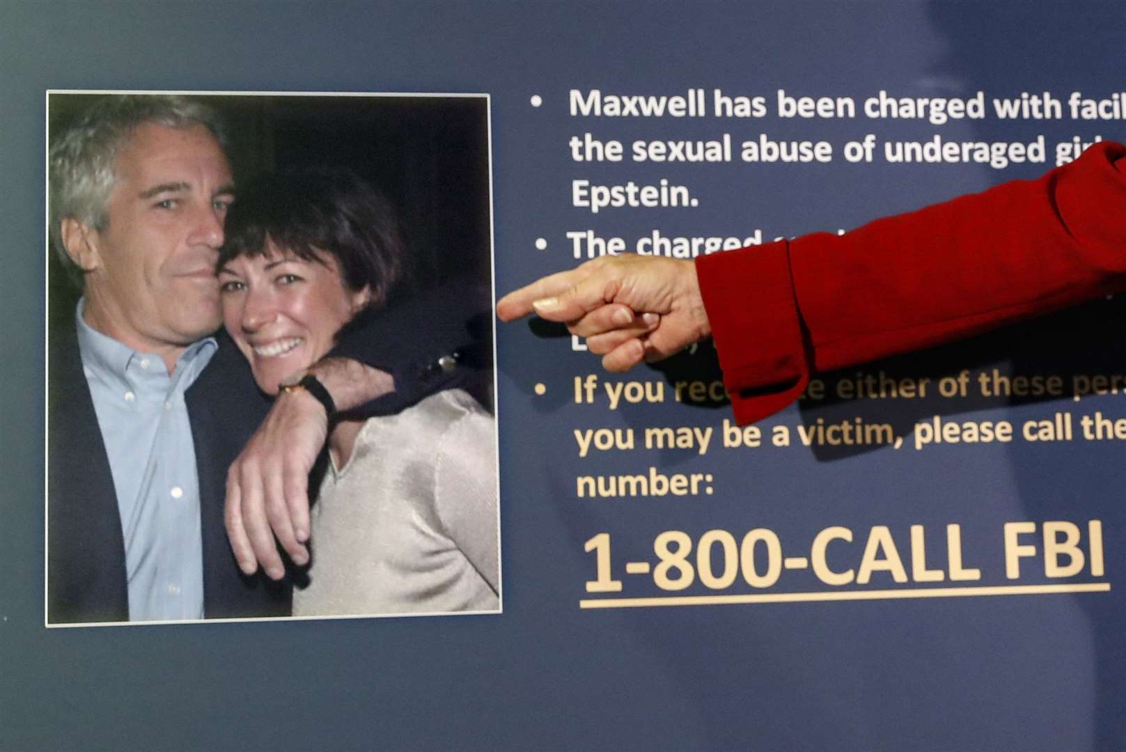 Epstein is said to have been a former boyfriend of Maxwell (John Minchillo/AP/PA)