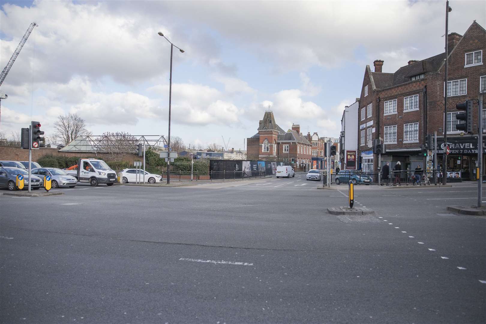 Derelict site at end of Rochester High Street