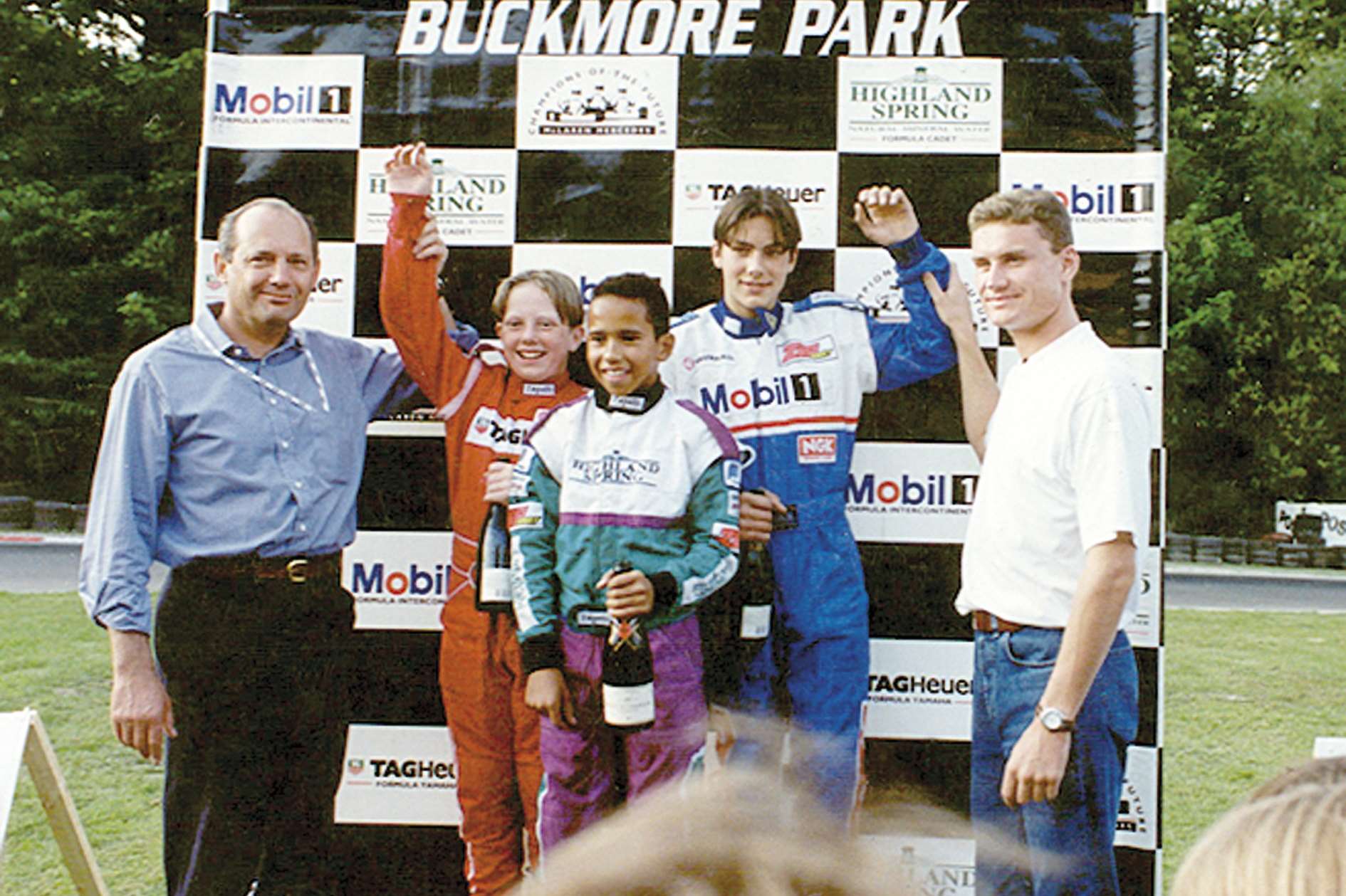 Lewis Hamilton at Buckmore Park in 1996