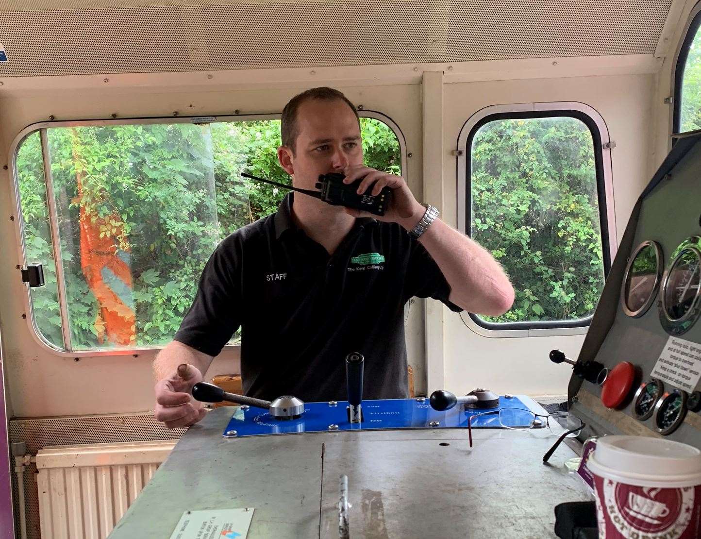 Matthew Plews, general manager of the East Kent Railway Trust. Picture: Matthew Plews