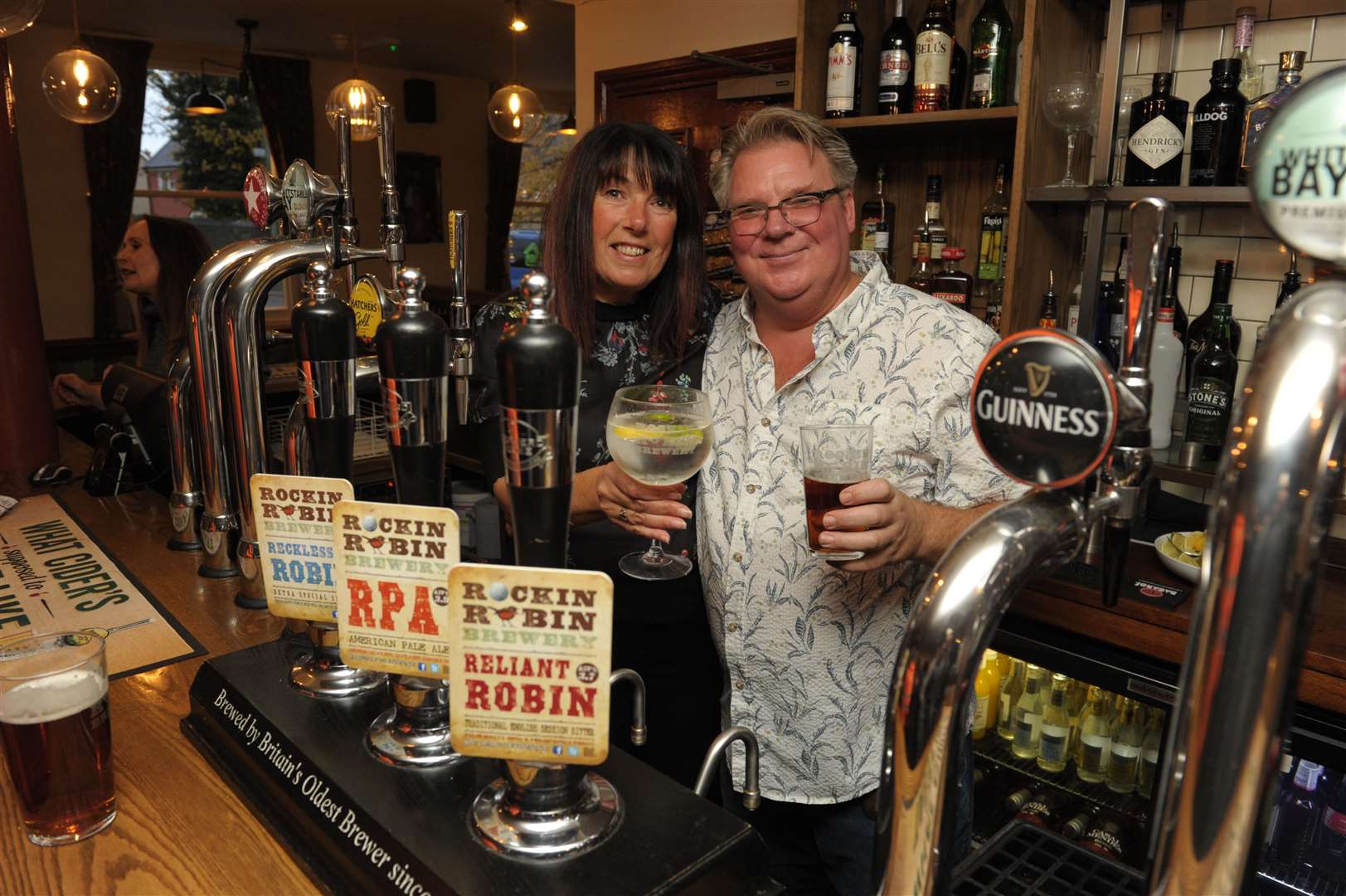 The Rockin Robin at Barming, Maidstone is one of many locals that has offering takeaway beer in lockdown