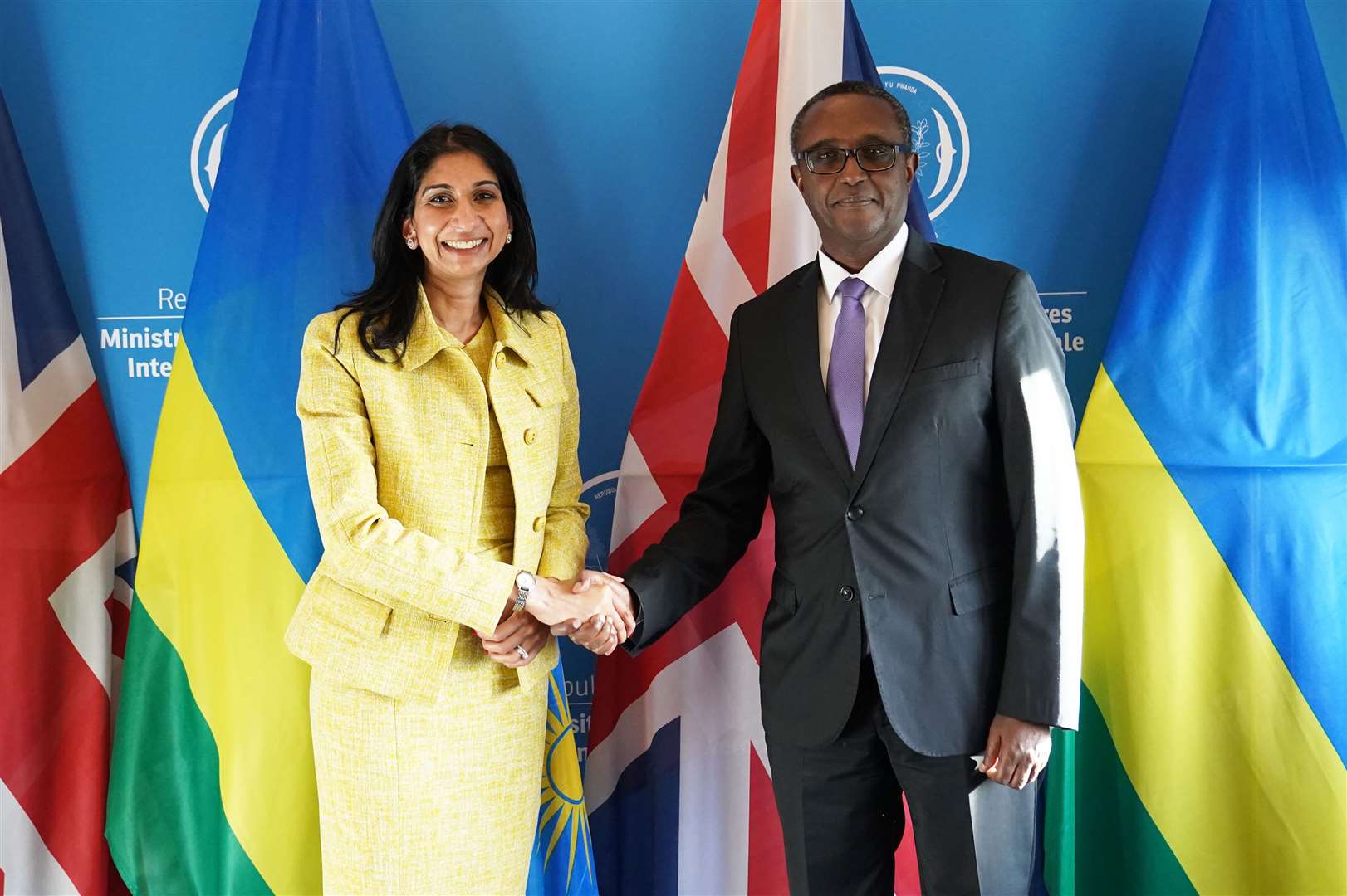 Home Secretary Suella Braverman has expanded the deal with Rwanda (Stefan Rousseau/PA)