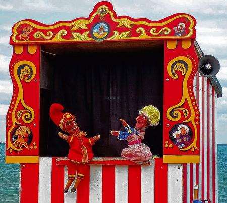 Punch and Judy at the Historic Dockyard, Chatham