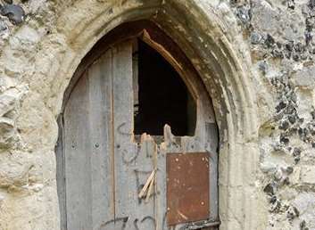 Damage to Murston Old Church