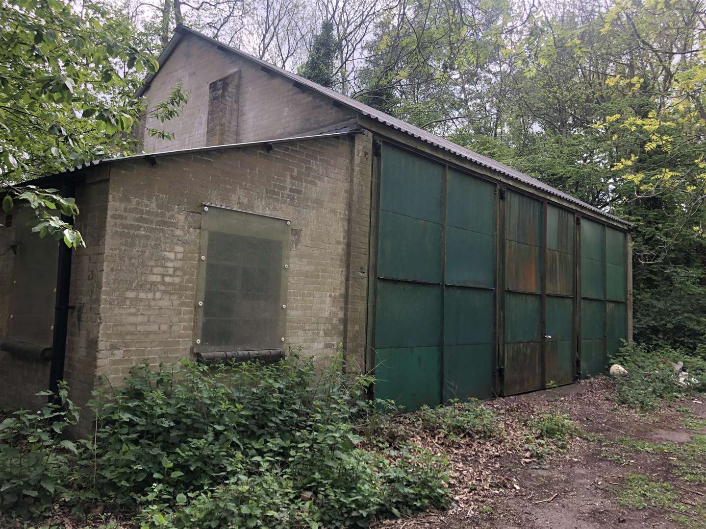 The former WWII storage unit which is the last building from Vigo's training camp days