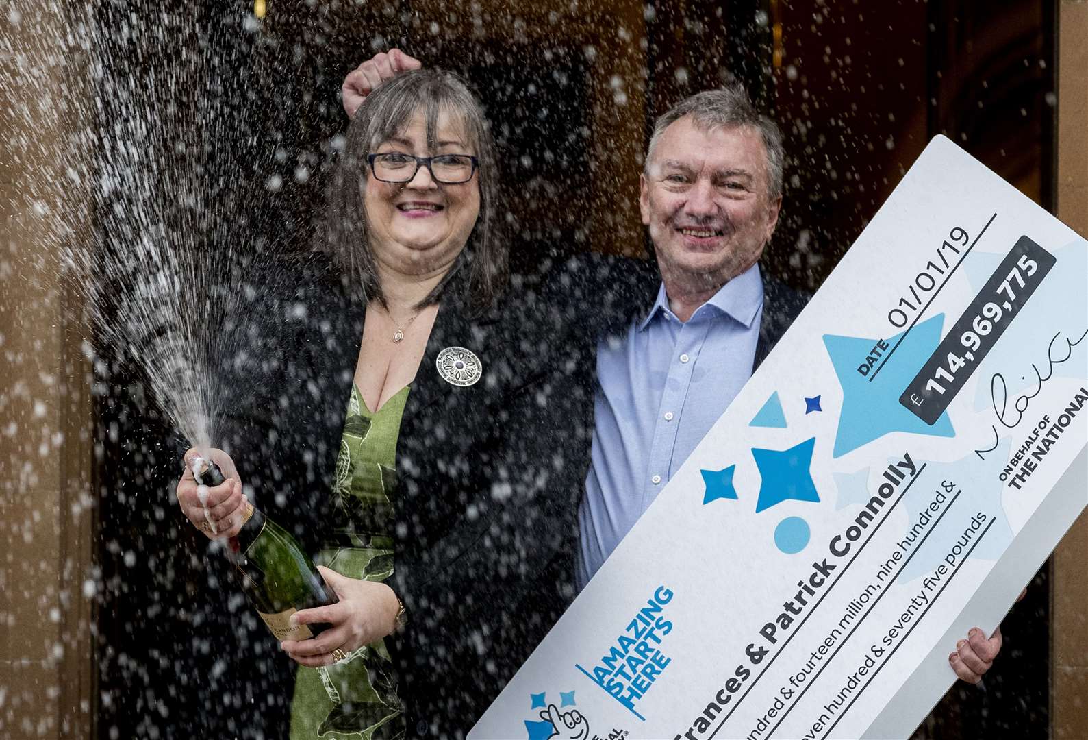 Frances and Patrick Connolly (Liam McBurney/PA)