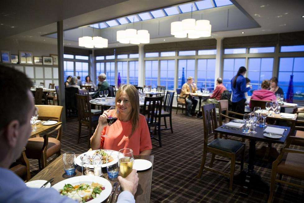 The renovated dining area at the Botany Bay Hotel