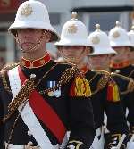 Members of the Band of the Royal Marines, Portsmouth. Picture: MATTHEW McARDLE