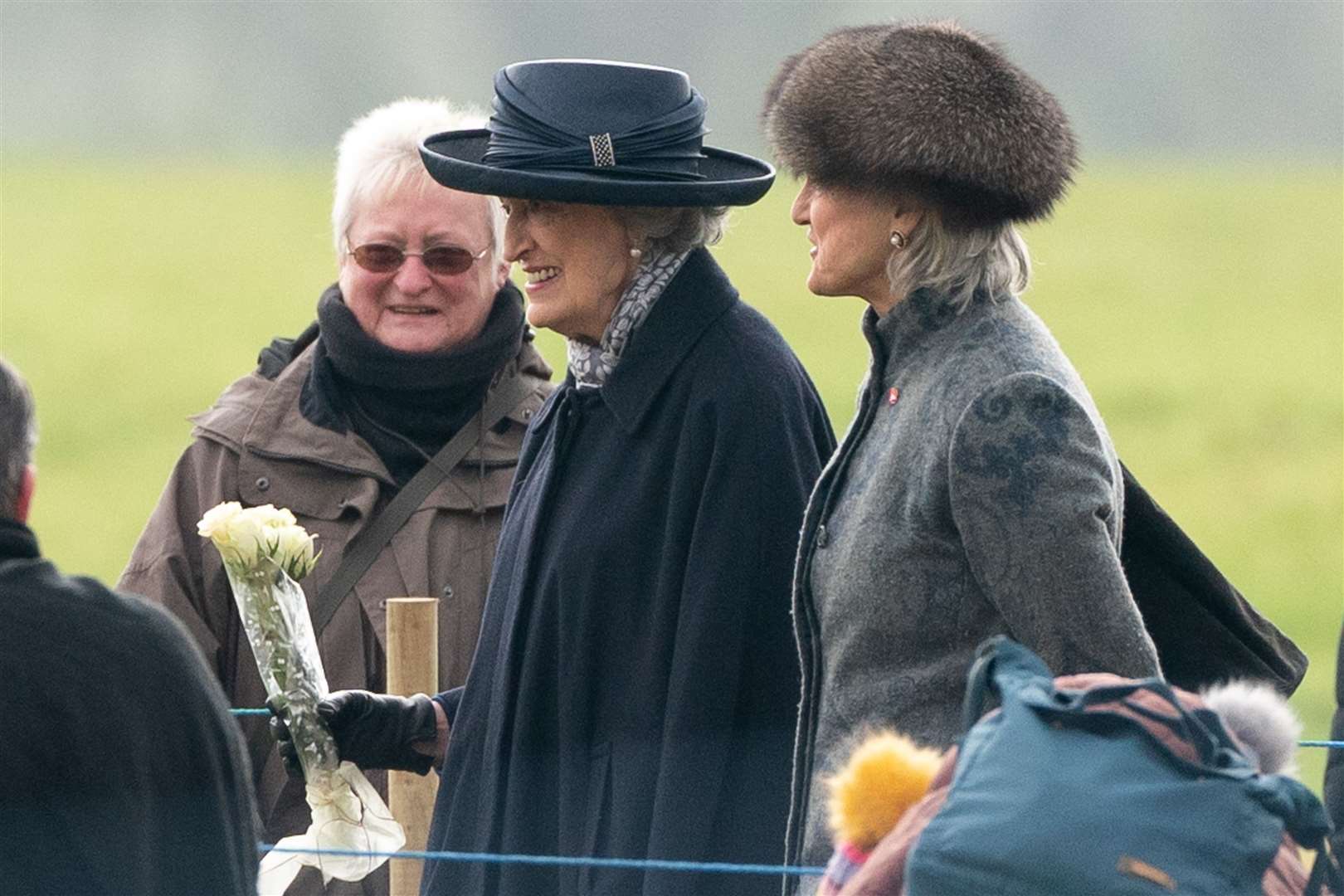 Lady Susan Hussey Attends Church Service With King And Princess Royal