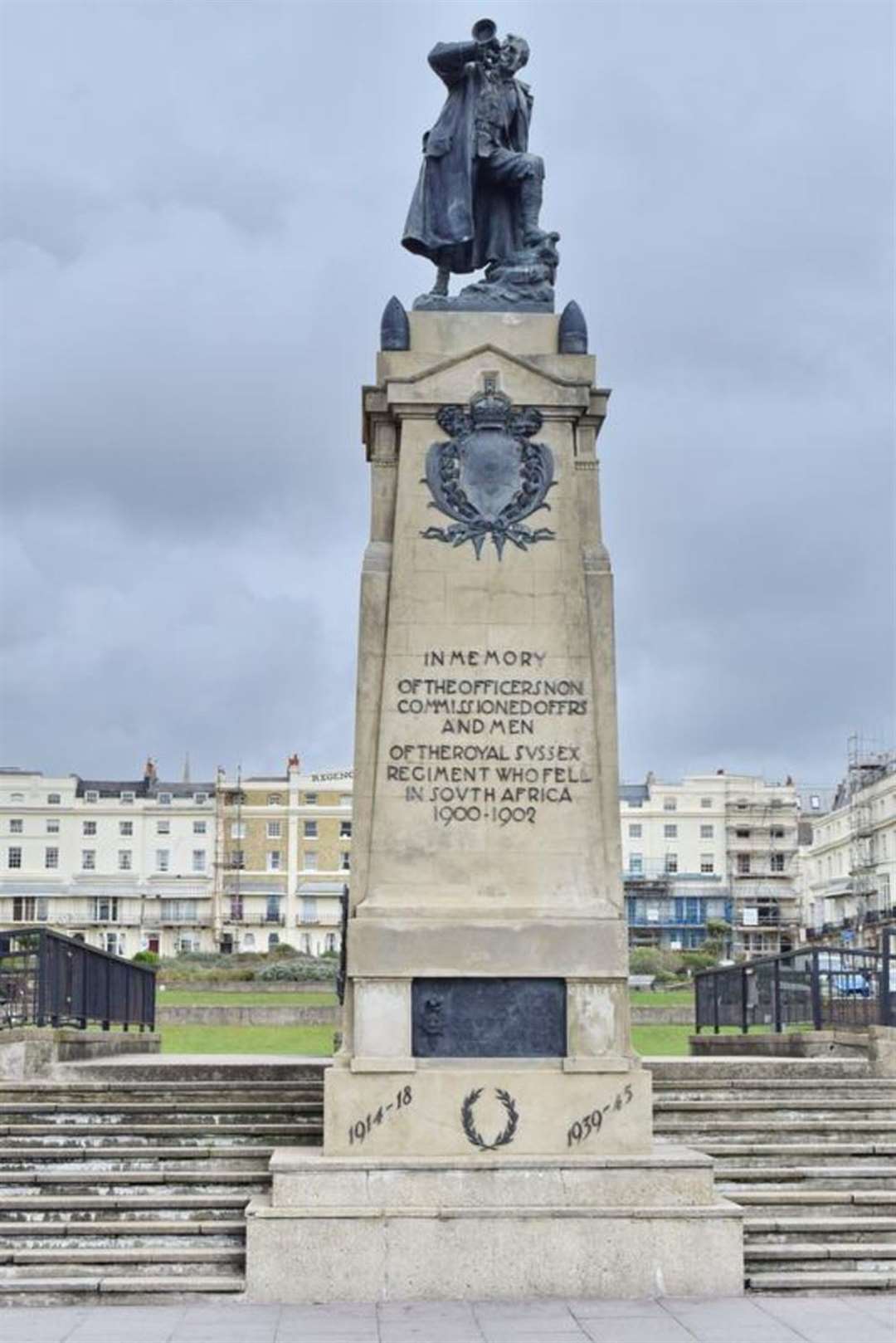 The memorial in Brighton to commemorate the Royal Sussex Regiment (Jeremy Bartlett)