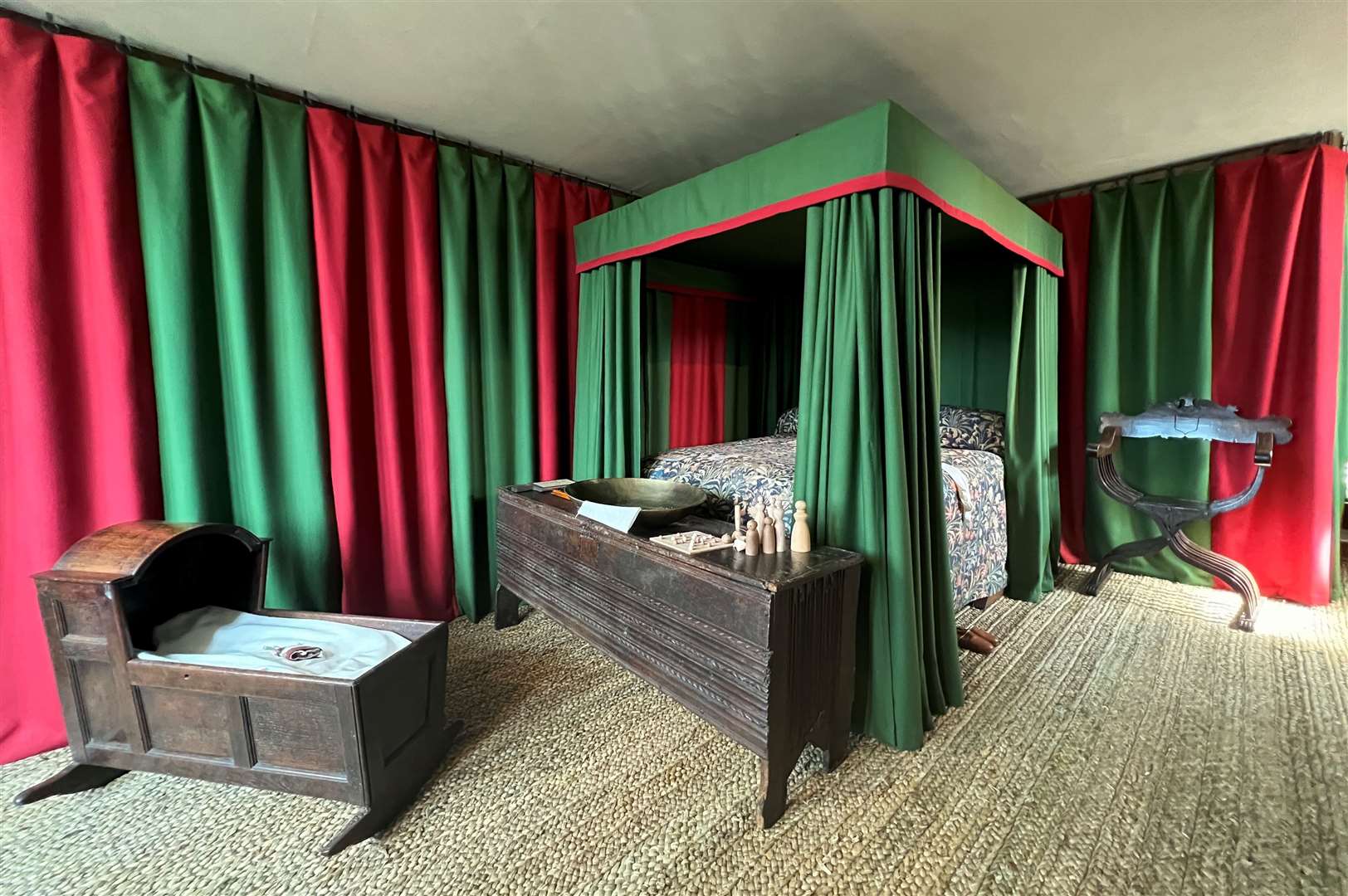 The renovations have left the rooms structurally the same as when the Tudor queen lived there with decorations to reflect what they would have looked like at the time. Picture: Hever Castle and Gardens