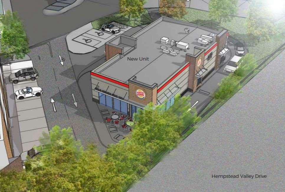A proposal for a Burger King drive thru at Hempstead Valley were refused after concerns about litter and congestion. Picture: Medway Council