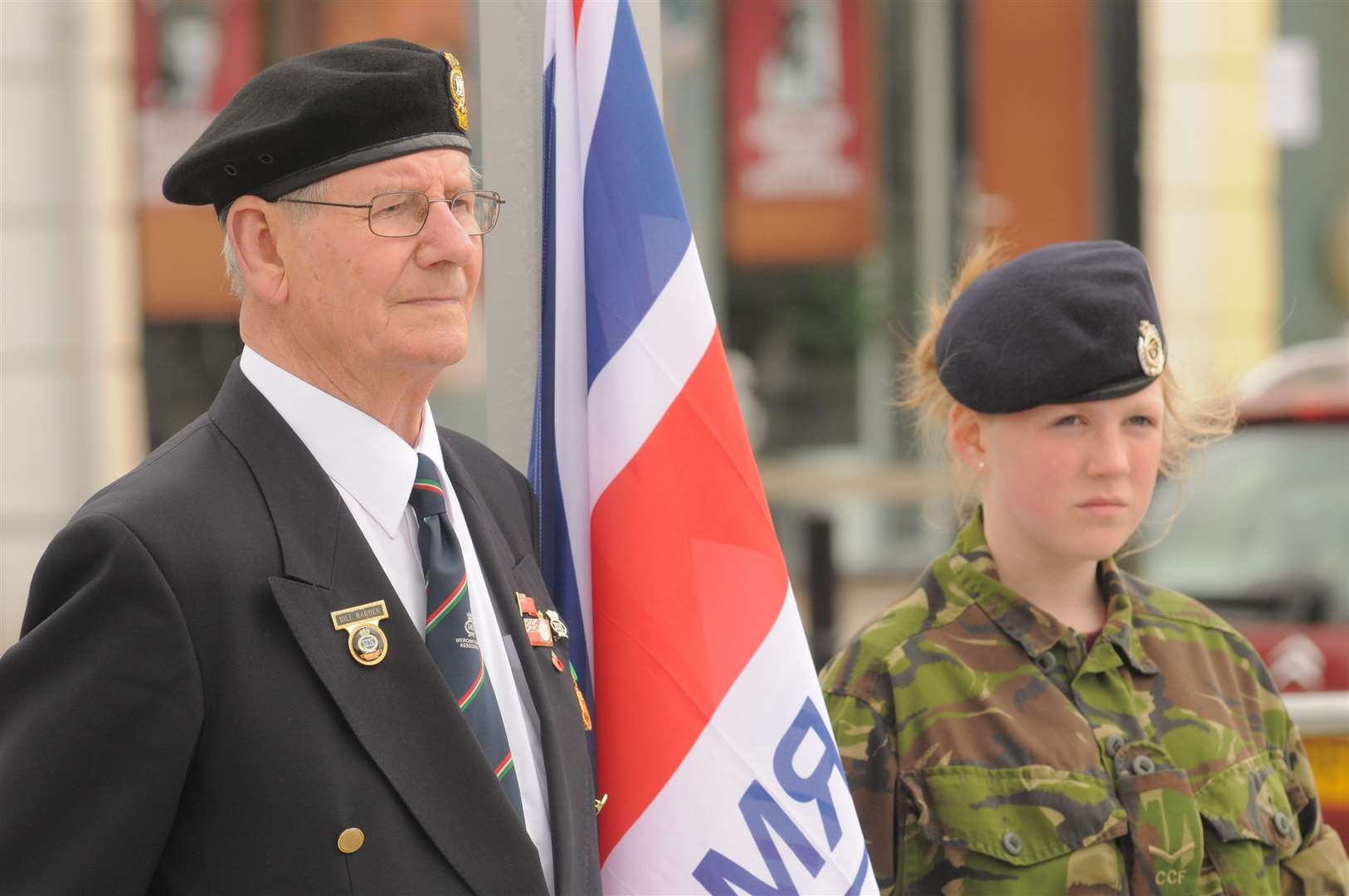 Bill Harden with Olivia Ashton CCF. Picture: Steve Crispe