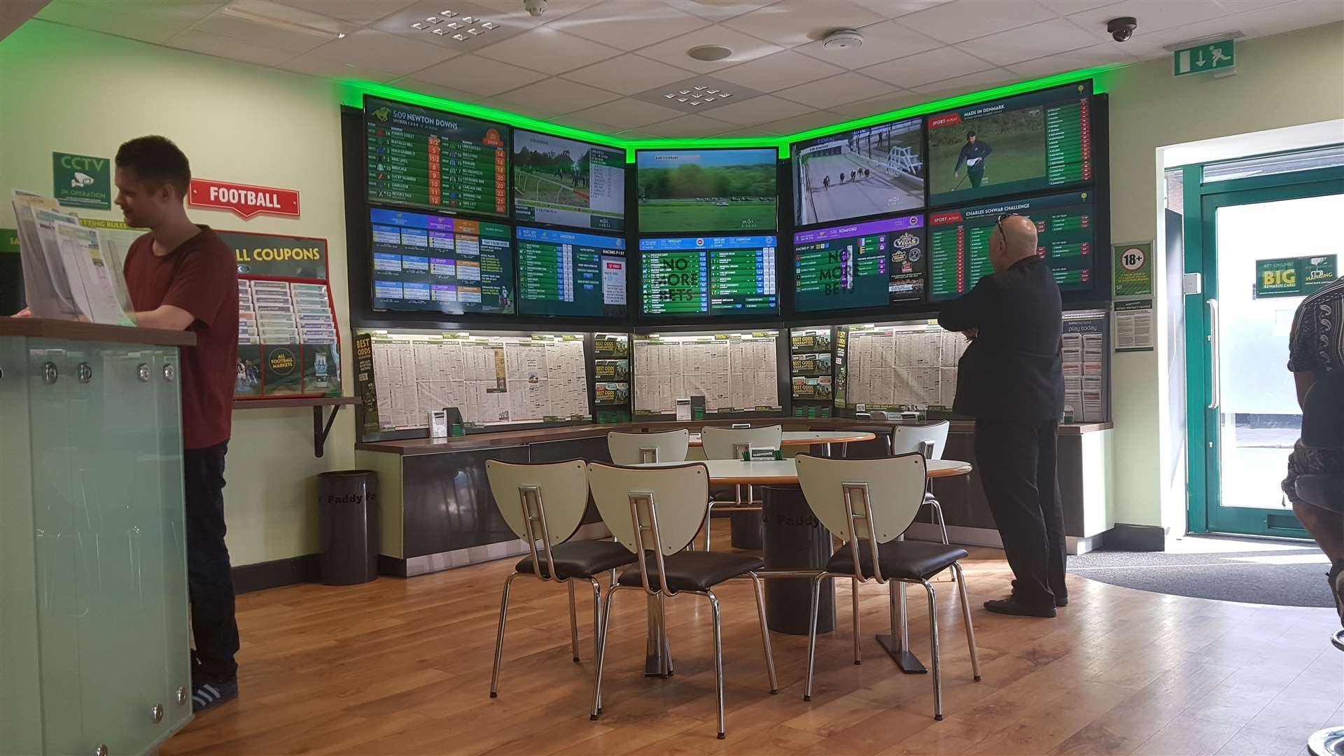 Placing the bet at the Paddy Power in St Dunstan's, Canterbury (11651019)