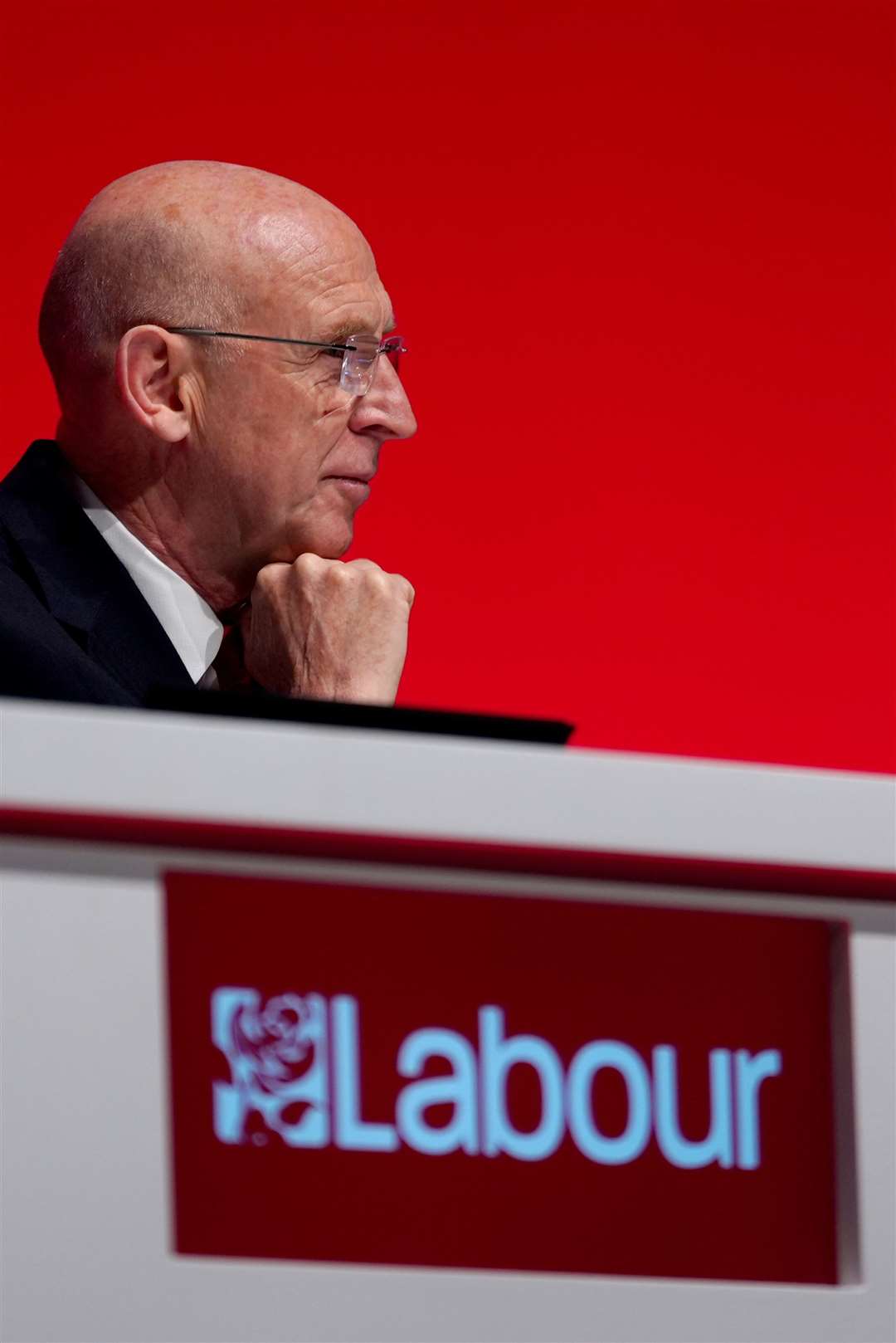 Defence Secretary John Healey during the Labour Party Conference (Peter Byrne/PA)