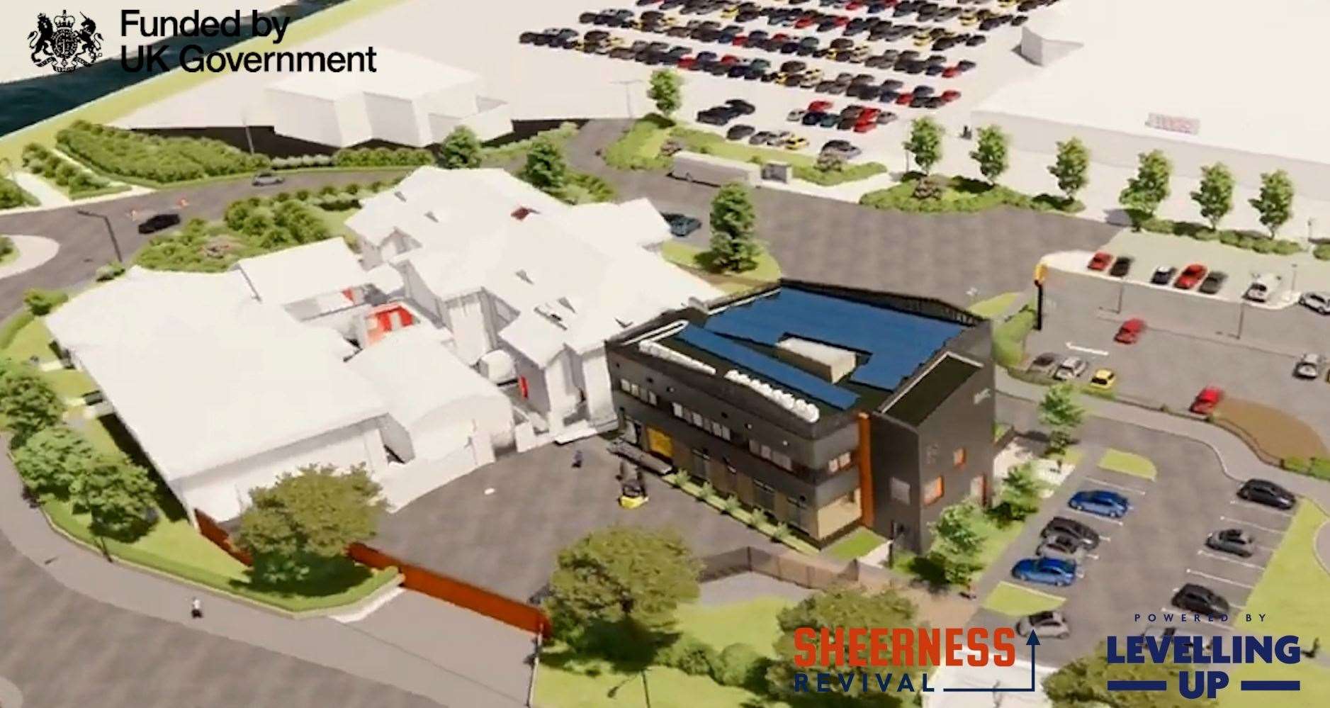 A CGI of the plans for the Sheppey College expansion. Picture: EKC/Swale council