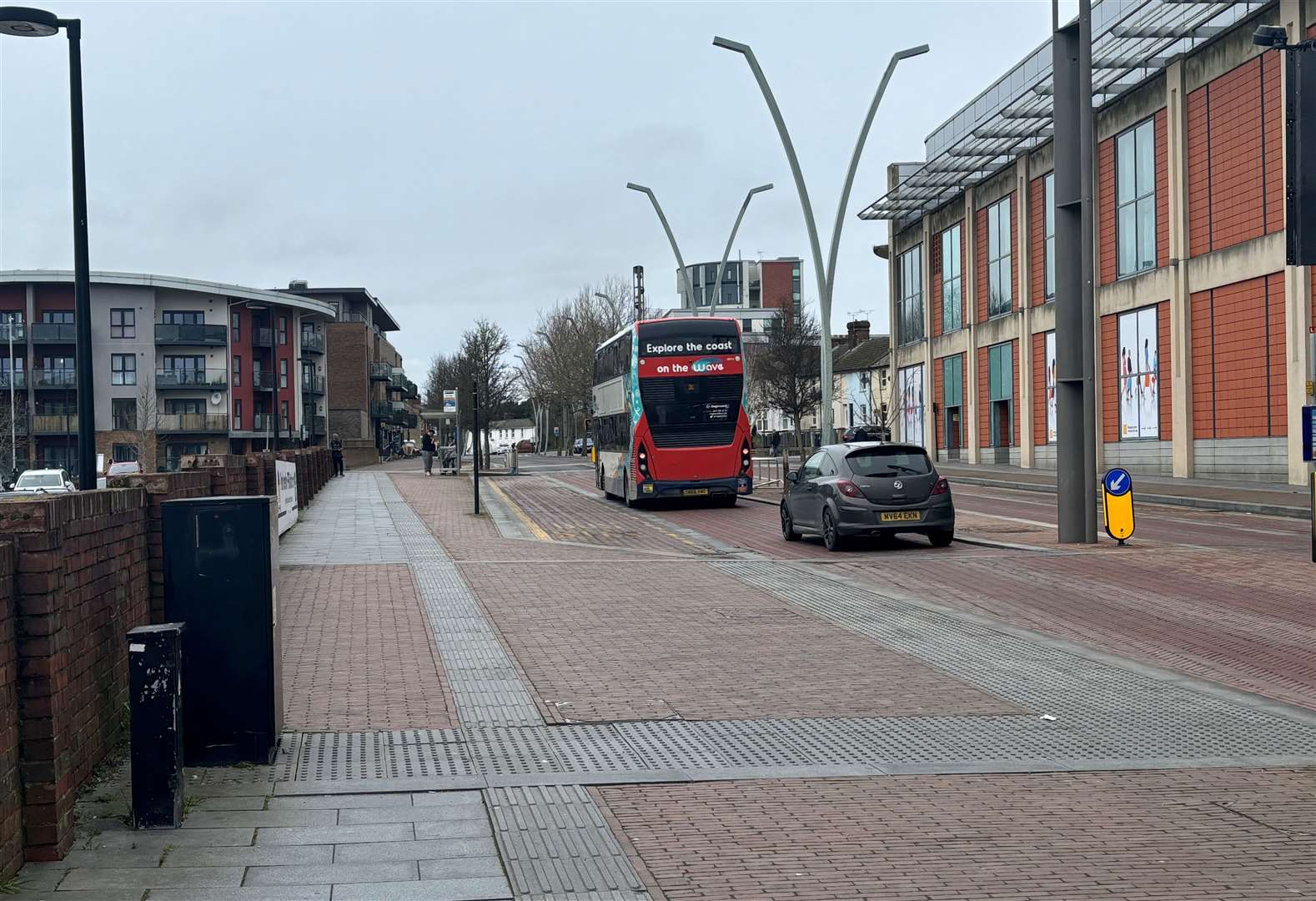 But Elwick Road in Ashford has now reopened. Picture: KMG