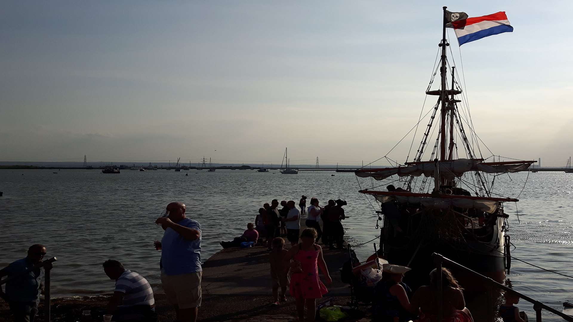 Sun sets on the Dutch flag