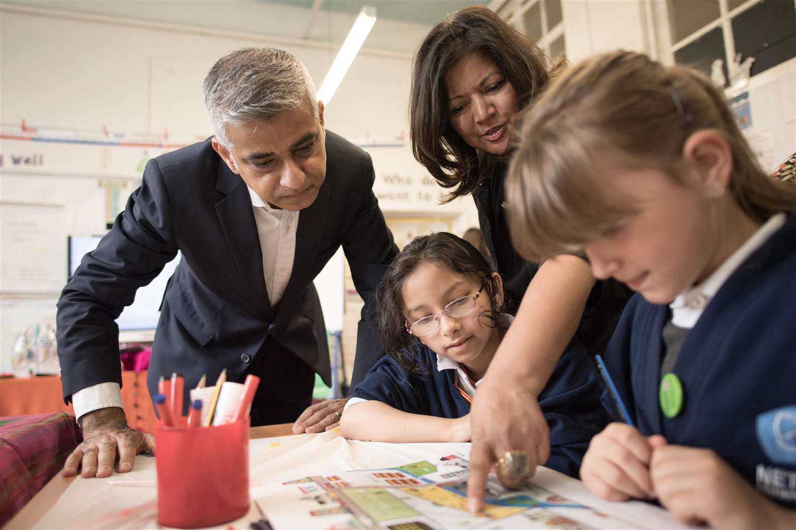 Mayor of London Sadiq Khan has welcomed the decision to keep schools shut (Stefan Rousseau/PA)