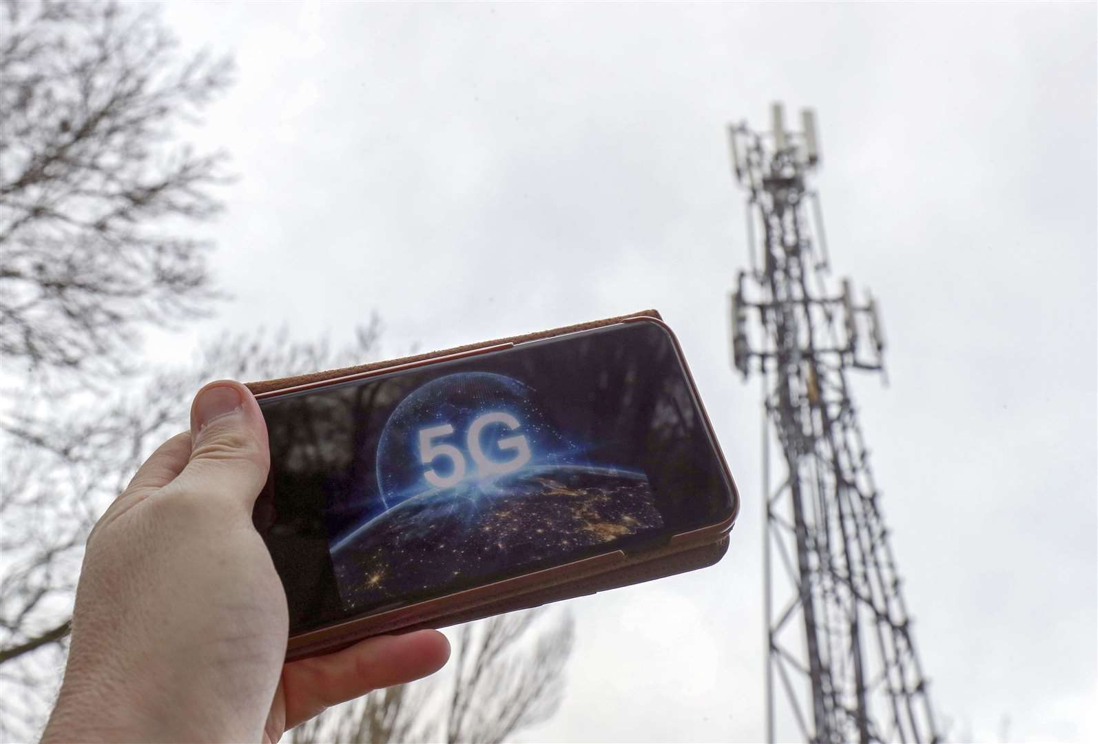 EE was the first company to launch 5G to the public in the UK (Steve Parsons/PA)