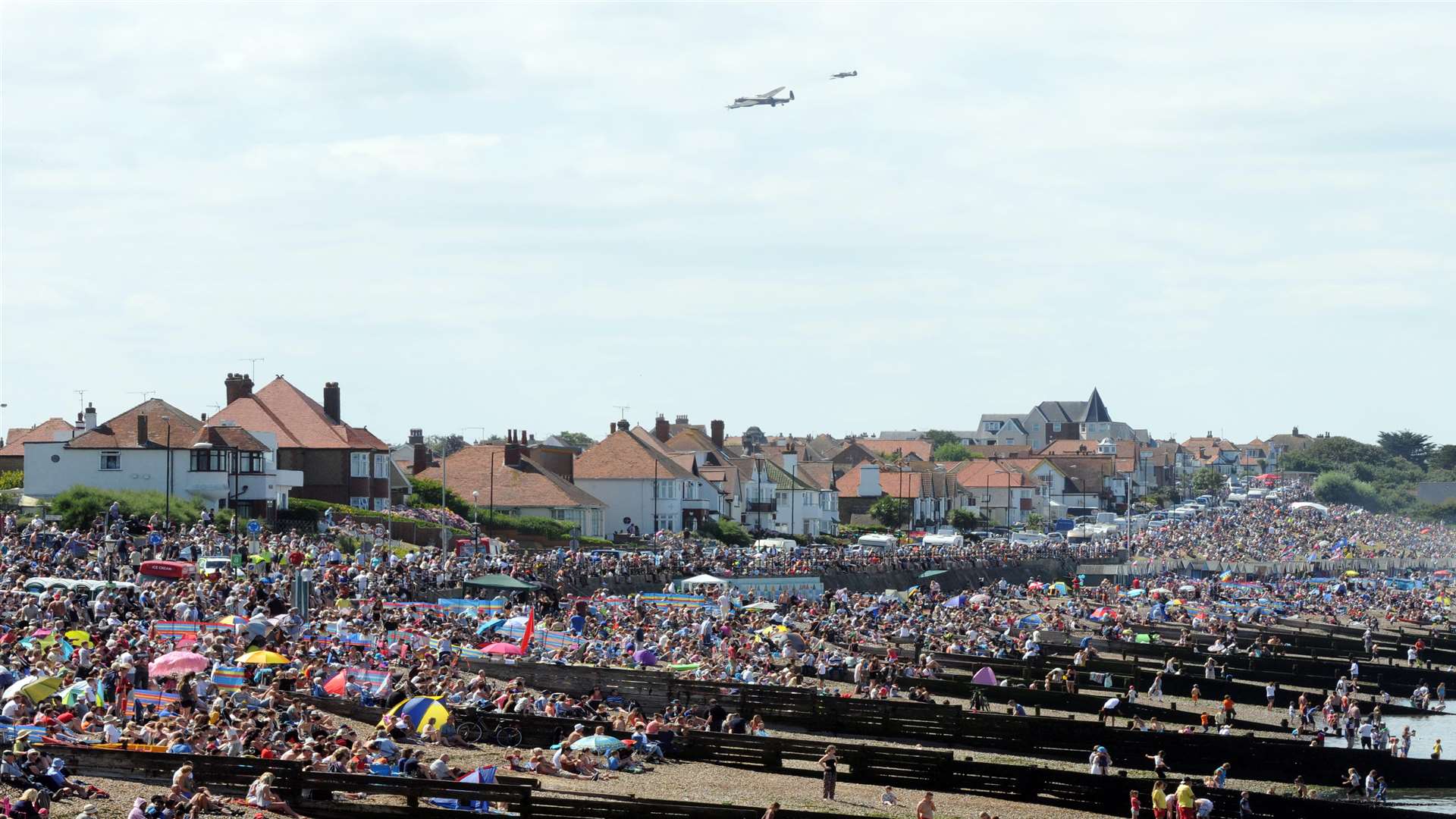 Thousands watched Sunday's spectacle