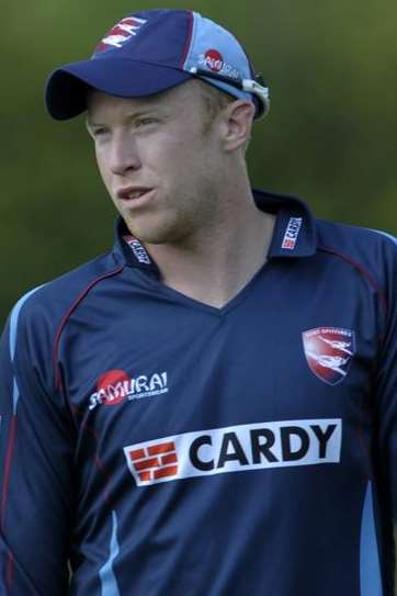 Kent spinner Adam Riley